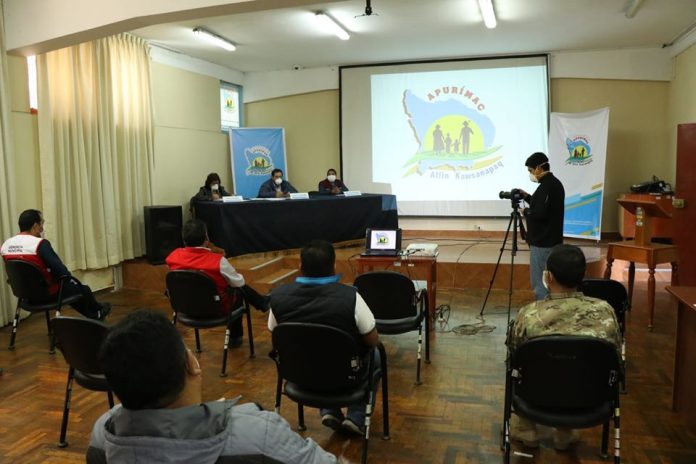 Comité Regional Multisectorial de Emergencia de Apurímac determinó reforzar los puntos de acceso a la región