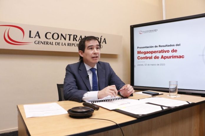 CONTRALORÍA OBSERVA EJECUCIÓN DE S/ 38 MILLONES DE RECURSOS PÚBLICOS EN MEGAOPERATIVO DE CONTROL DE APURÍMAC