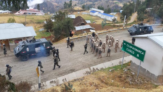 GOBIERNO DISPUSO MAYOR PRESENCIA DE LA POLICÍA NACIONAL DEL PERÚ EN EL CORREDOR VIAL SUR