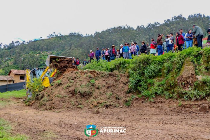 GOBIERNO REGIONAL DE APURÍMAC REANUDA EJECUCIÓN DE INFRAESTRUCTURA DE LA I.E.S. MANUEL EUFRASIO ÁLVAREZ DEL DISTRITO DE COTABAMBAS