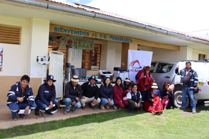 Las Bambas entrega equipo médico para Puesto de Salud de Pumamarca