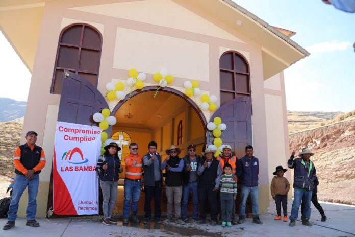 LAS BAMBAS ENTREGÓ TRES OBRAS A LA COMUNIDAD DE QUEHUIRA